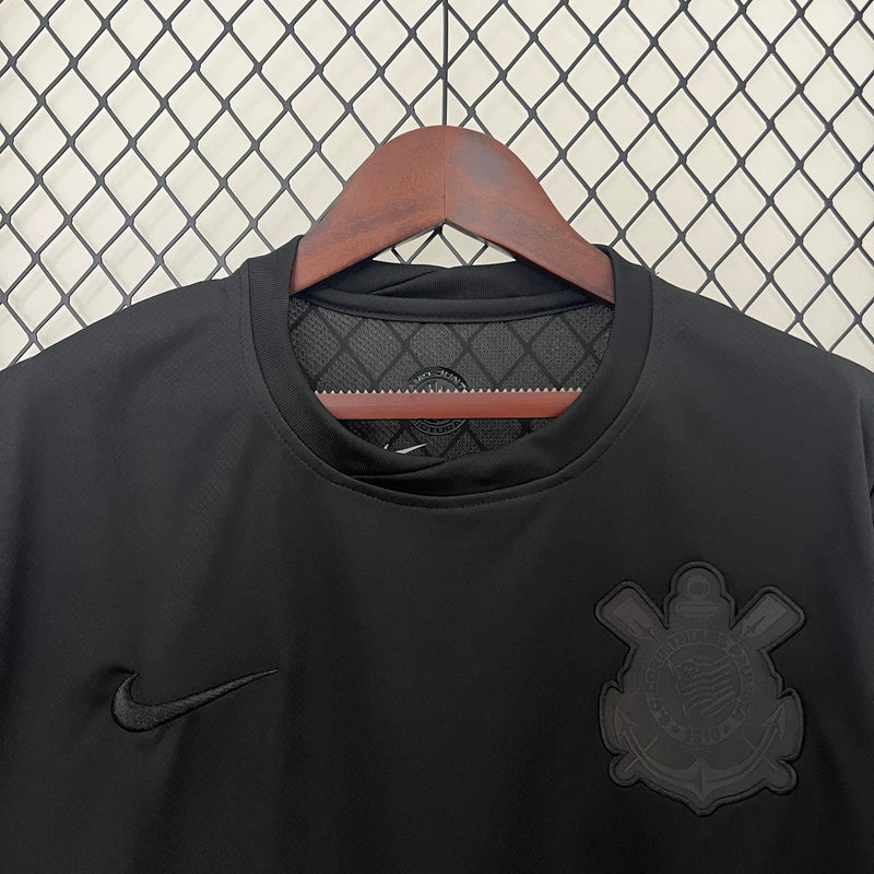 Camisa Corinthians Away 2024/25 - Nike Torcedor Masculina - Preta