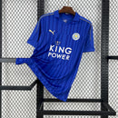 Camisa Leicester City Home 2016/17 - Puma Retrô Masculina - Azul/Dourada