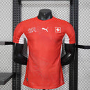 Camisa Seleção Suíça Home 2026/27 - Puma Jogador Masculina - Vermelha/Branca