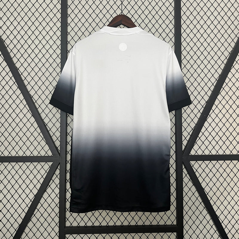 Camisa Corinthians Home 2024/25 - Nike Torcedor Masculina - Branca/Preta