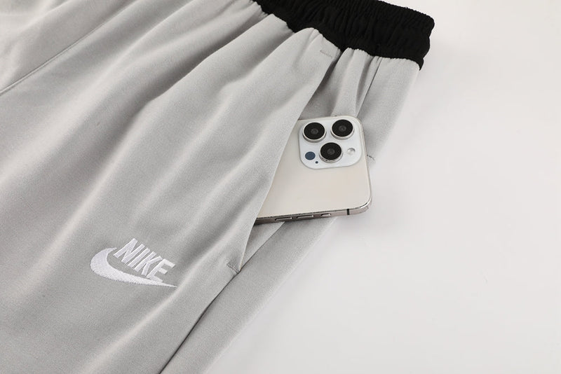 Kit Conjunto Nike Tech Fleece - Jaqueta e Calça- Preta/Cinza