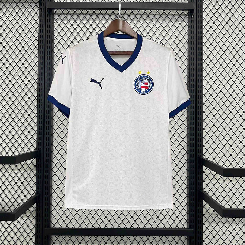 Camisa Bahia Home 2025/26 - Puma Torcedor Masculina - Branca/Azul