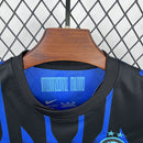 Conjunto Kit Infantil Inter de Milão Home 2025/26 - Nike Torcedor - Preta/Azul