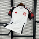 Camisa Pronta Entrega Flamengo Away 2025/26 - Adidas Torcedor Masculina - Branca/Vermelha