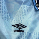 Camisa Manchester City Home 1989/1991 - Umbro Retrô Masculina - Azul/Preta