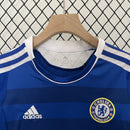 Conjunto Kit Infantil Chelsea Home 2011/12 - Adidas Retrô - Azul/Branca