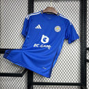 Camisa Leicester City Home 2024/25 - Adidas Torcedor Masculina - Azul/Branca