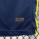 Conjunto Kit Infantil Atlético de Madrid Away 2025/26 - Nike Torcedor - Azul/Amarela