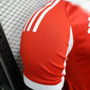 Camisa Bayern de Munique Home 2026/27 - Adidas Jogador Masculina - Vermelha/Branca