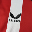 Camisa Pronta Entrega Atlético de Bilbao Home 2025/26 - Castore Torcedor Masculina - Vermelha/Branca