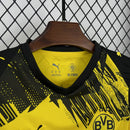 Conjunto Kit Infantil Borussia Dortmund Home 2025/26 - Puma Torcedor - Amarela/Preta
