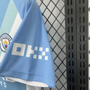 Camisa Pronta Entrega Manchester City Home 2025/26 - Puma Torcedor Masculina - Azul/Branca