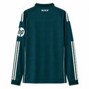 Camisa Manga Longa Real Madrid Away 2026/27 - Adidas Torcedor Masculina - Verde/Branca