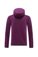 Kit Conjunto Nike Tech Fleece - Jaqueta e Calça- Bordo/Azul