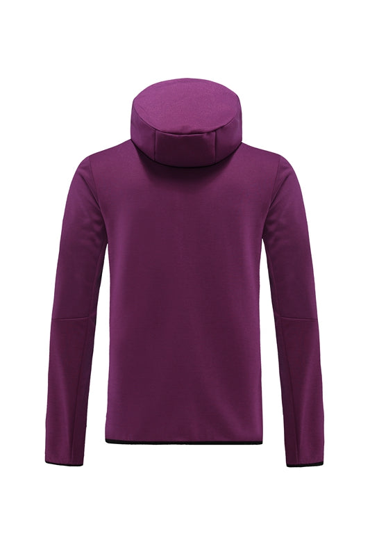 Kit Conjunto Nike Tech Fleece - Jaqueta e Calça- Bordo/Azul