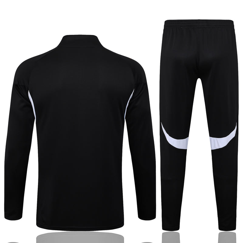 Conjunto de Treino Half Ziper Liverpool 2025/26 - Adidas Jaqueta + Calça - Preta/Vermelha