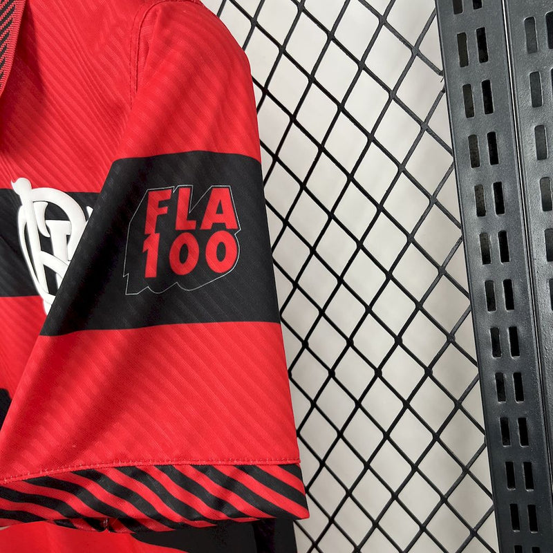 Camisa Flamengo 1995/96 - Retrô Masculina - Vermelha/Preta
