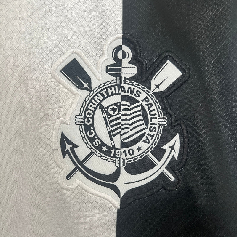 Camisa Corinthians Third 2024/25 - Nike Torcedor Masculina - Branca/Preta