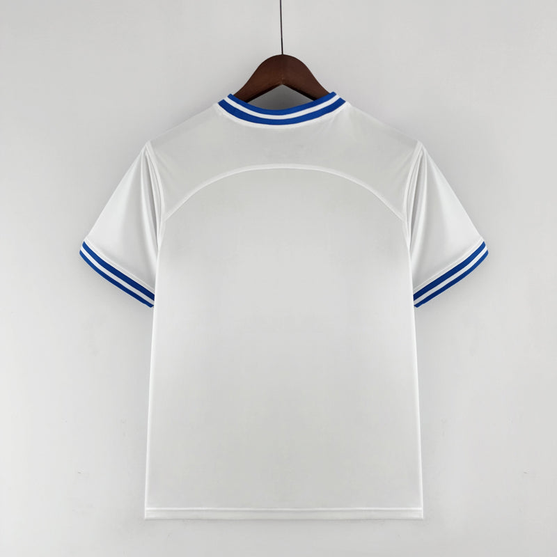 Camisa Seleção Brasil Edição Especial 2022 - Nike Torcedor Masculina - Branca/Azul