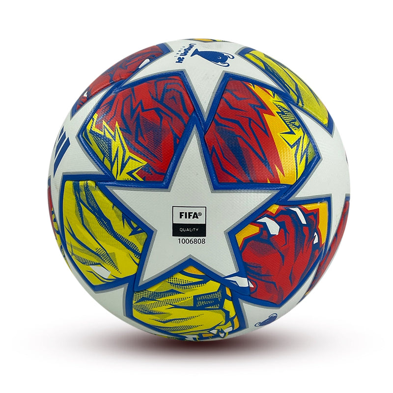 Bola UEFA Champions League 2023/24 - Adidas Campo - Vermelha/Amarela