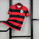 Camisa Pronta Entrega Flamengo 1995/96 - Retrô Masculina - Vermelha/Preta
