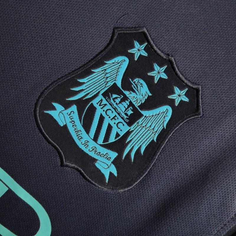 Camisa Manchester City Away 2015/16 - Umbro Retrô Masculina - Azul