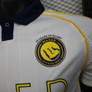 Camisa Al-Nassr 2025/26 - Adidas Jogador Masculina - Branca/Amarela