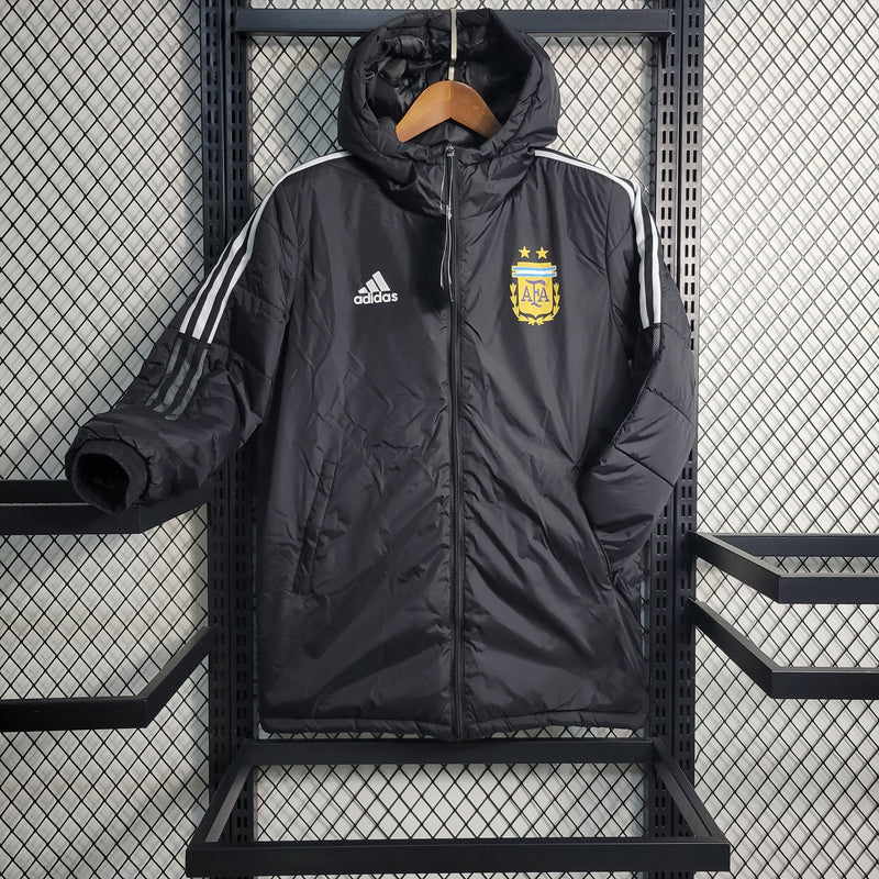 Argentina-preto-preta-adidas-seleção-bobojaco-frio-branco-branca