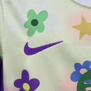 Conjunto Kit Infantil Barcelona Edição Especial 2025/26 - Nike Torcedor - Bege/Azul