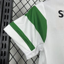 Conjunto Kit Infantil Sporting Home 2025/26 - Nike Torcedor - Branca/Verde