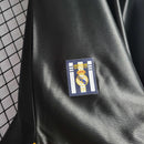 Camisa Pronta Entrega Real Madrid Away 1999/01 - Adidas Retrô Masculina - Preta/Laranja