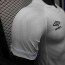 Camisa Santos Home 2025/26 - Umbro Jogador Masculina - Branca/Preta