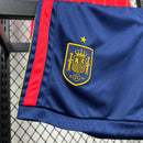 Conjunto Kit Infantil Seleção Espanha Home 2026/27 - Adidas Torcedor - Vermelha/Azul