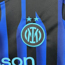 Conjunto Kit Infantil Inter de Milão Home 2025/26 - Nike Torcedor - Preta/Azul