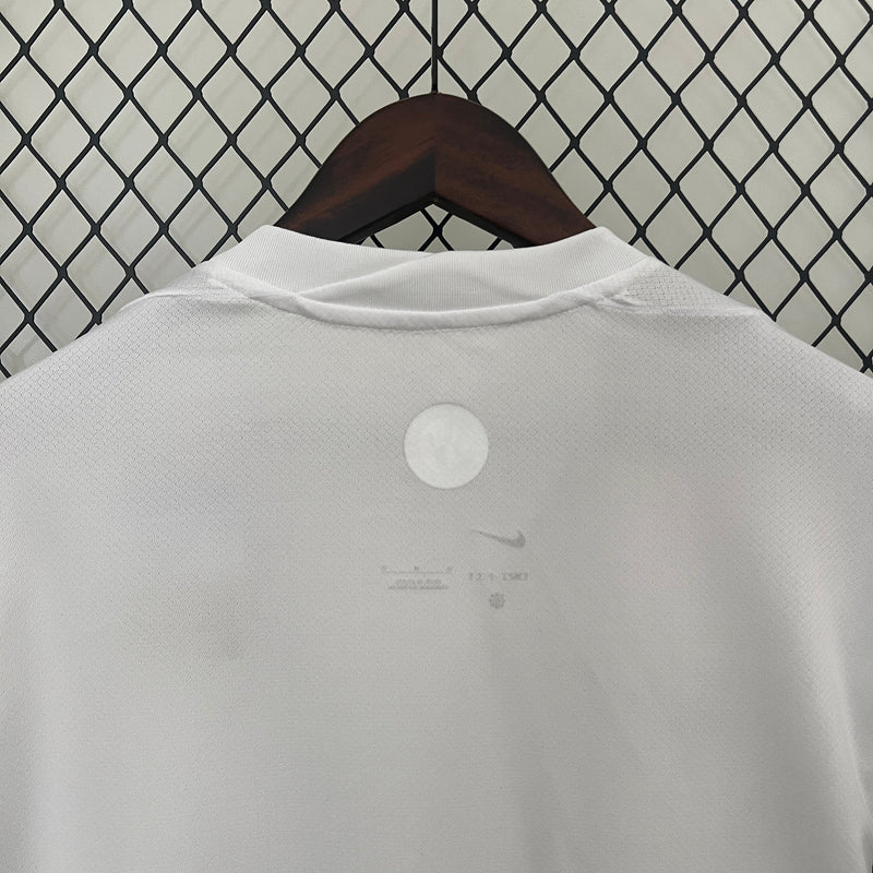 Camisa Corinthians Home 2024/25 - Nike Torcedor Masculina - Branca/Preta