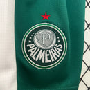 Conjunto Kit Infantil Palmeiras Away 2024/25 - Puma Torcedor - Branca/Verde
