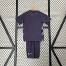Kit Infantil Seleção Inglaterra Away 2024/25 - Nike Torcedor - Roxa