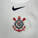 Camisa Pronta Entrega Corinthians Home 2025/26 - Nike Torcedor Masculina - Branca/Preta