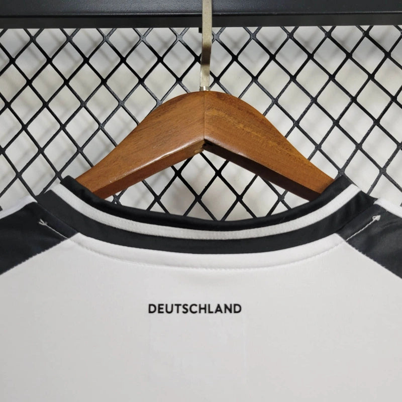 Camisa Seleção Alemanha Home 2024/25 - Adidas Torcedor Masculina - Branca/Preta