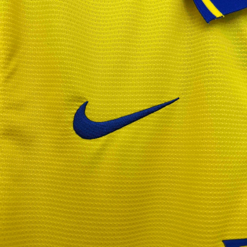 Camisa Arsenal Away 2013/14 - Nike Retrô Masculina - Amarela/Azul