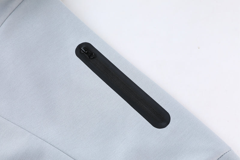 Kit Conjunto Nike Tech Fleece - Jaqueta e Calça- Cinza/Preta
