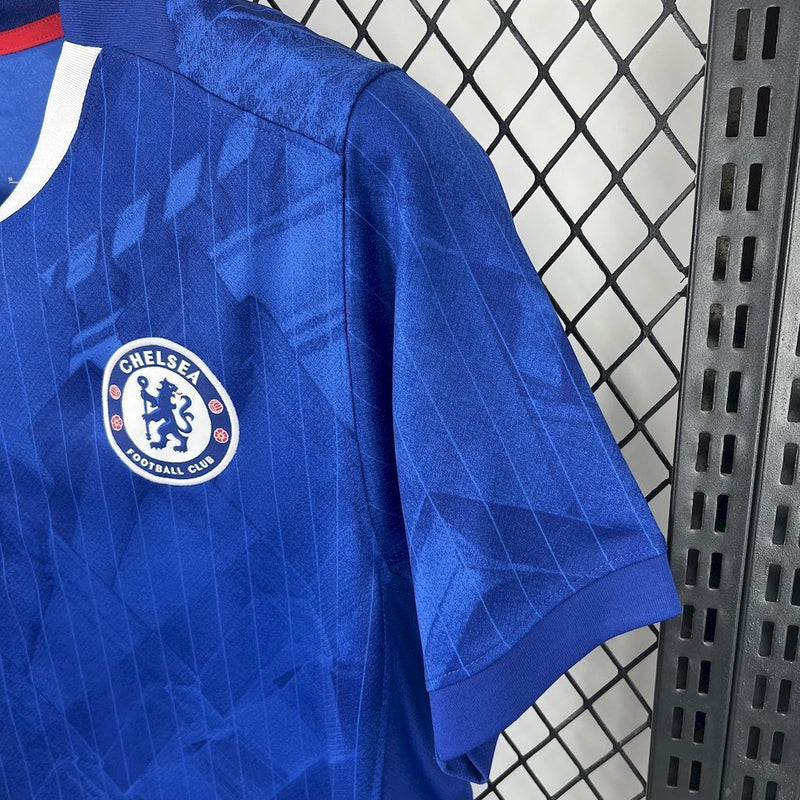 Camisa Chelsea Home 2025/26 - Nike Torcedor Masculina - Azul/Branca