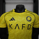 Camisa Al-Nassr Home 2025/26 - Adidas Jogador Masculina - Amarela/Azul