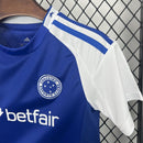 Conjunto Kit Infantil Cruzeiro Home 2025/26 - Adidas Torcedor - Azul/Branca