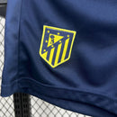 Conjunto Kit Infantil Atlético de Madrid Away 2025/26 - Nike Torcedor - Azul/Amarela