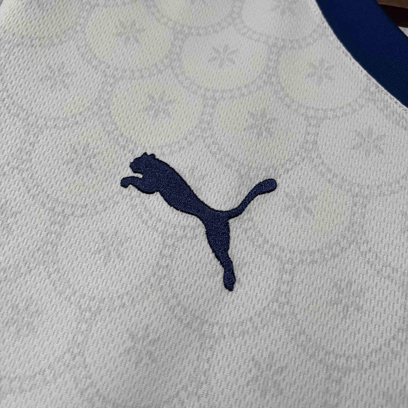 Camisa Bahia Home 2025/26 - Puma Torcedor Masculina - Branca/Azul