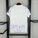 Camisa Pronta Entrega Manchester United Away 2025/26 - Adidas Torcedor Masculina - Branca/Lilás