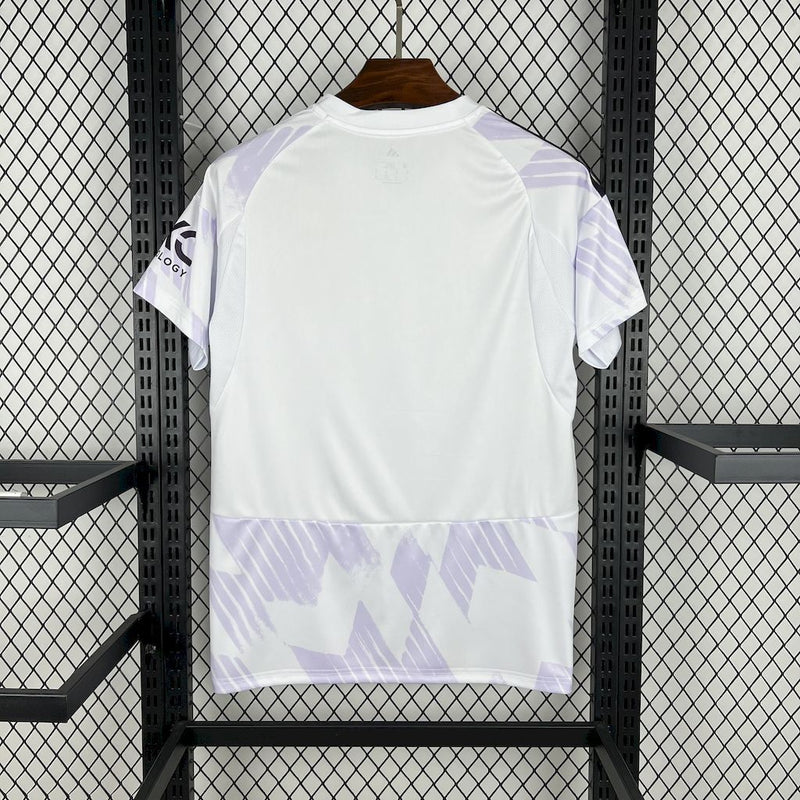 Camisa Manchester United Away 2025/26 - Adidas Torcedor Masculina - Branca/Lilás