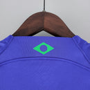Camisa Pronta Entrega Brasil Away 2022/23 - Nike Torcedor Feminina - Azul/Verde