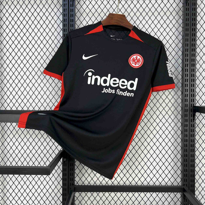 Camisa Frankfurt Away 2024/25 - Nike Torcedor Masculina - Preta/Vermelha